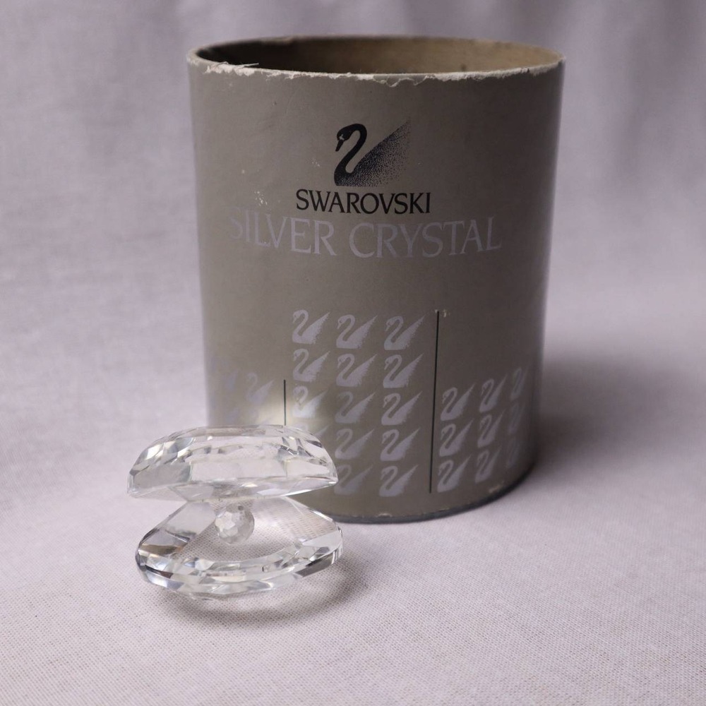 Swarovski Oyster with Pearl Crystal Full Lead Crystal Figurine‎ Made in Austria